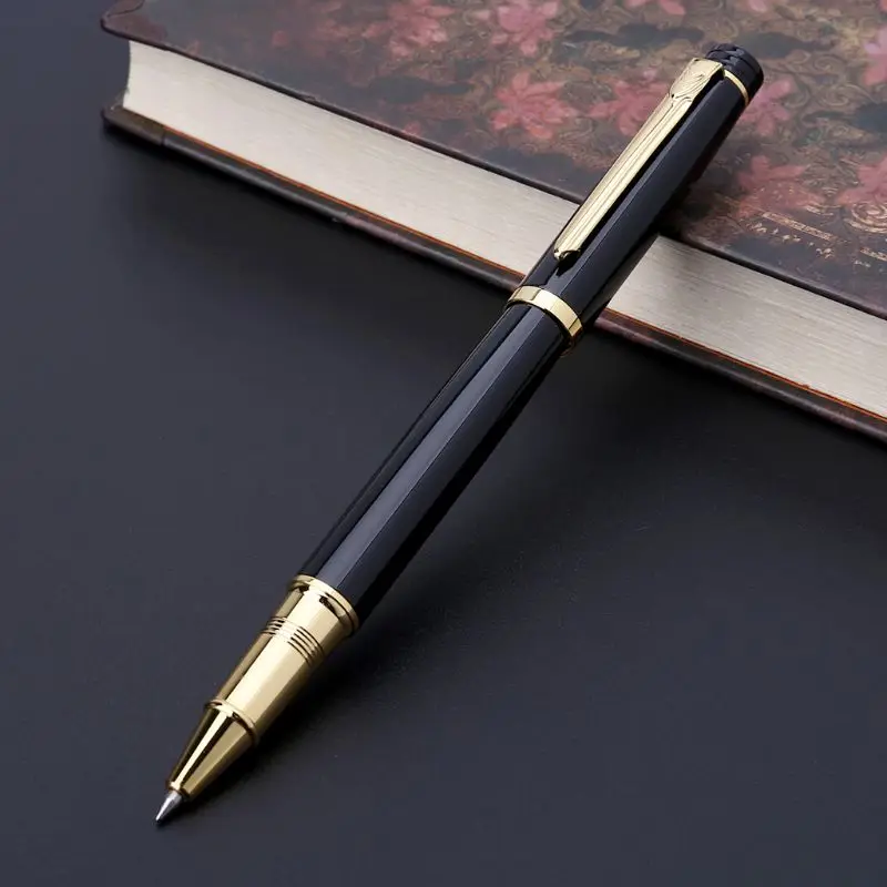 

Exquisite Rollerball Pens Black Gel Ink Sign Pen Signature Writing Stationery Business Study Office Supplies 0.5mm Nib