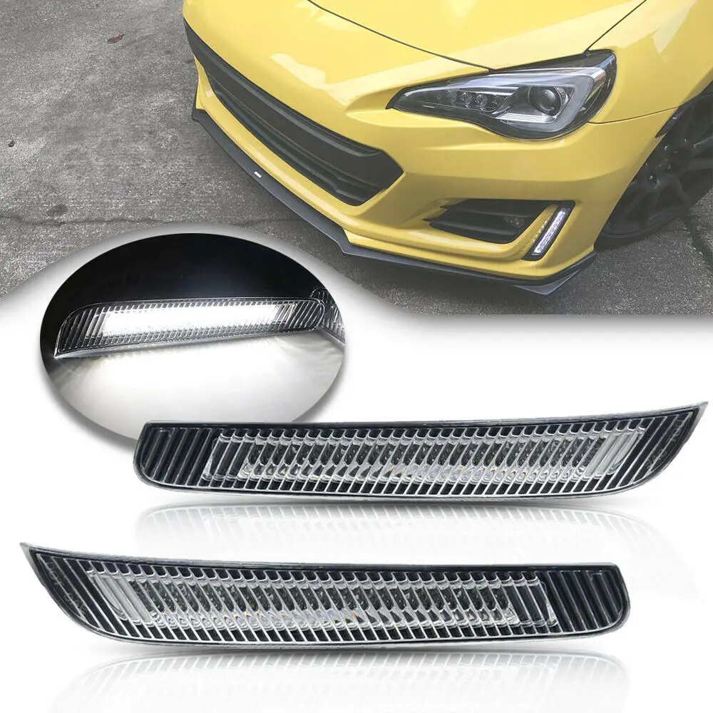Дневные ходовые огни белого светодиодный для 17 up LCI Subaru BRZ передний бампер дневные
