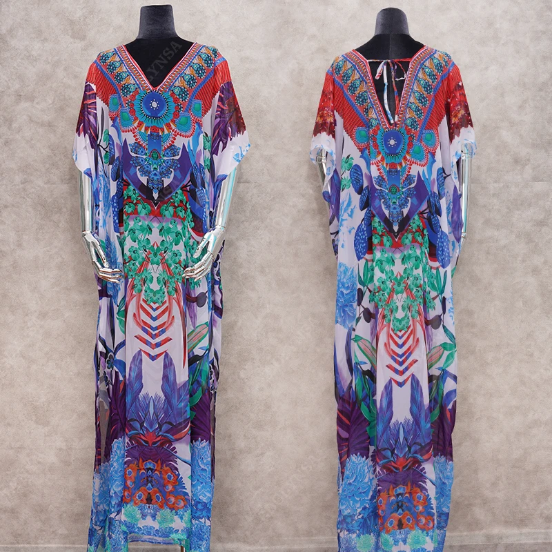 2021 шифоновая Пляжная накидка купальный костюм для женщин плавания парео Пляжное