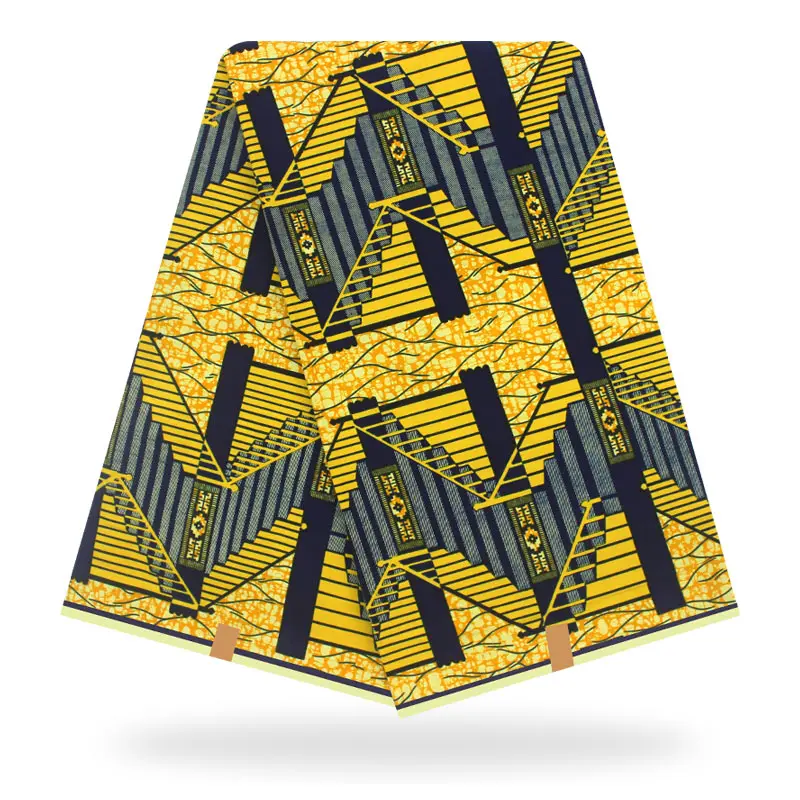 

african fabric 2019 high quality 100% cotton real wax veritable ankara fabric tissu african wax prints fabric wholesale
