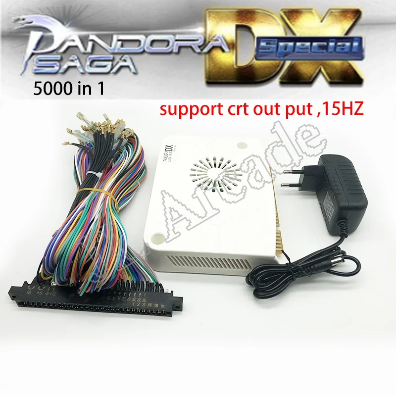 

2021 Pandora SAGA DX Special Version 5000 in 1 arcade jamma board vga cga HD crt can add FBA MAME PS1 SFC SNES FC MD 3d tekken