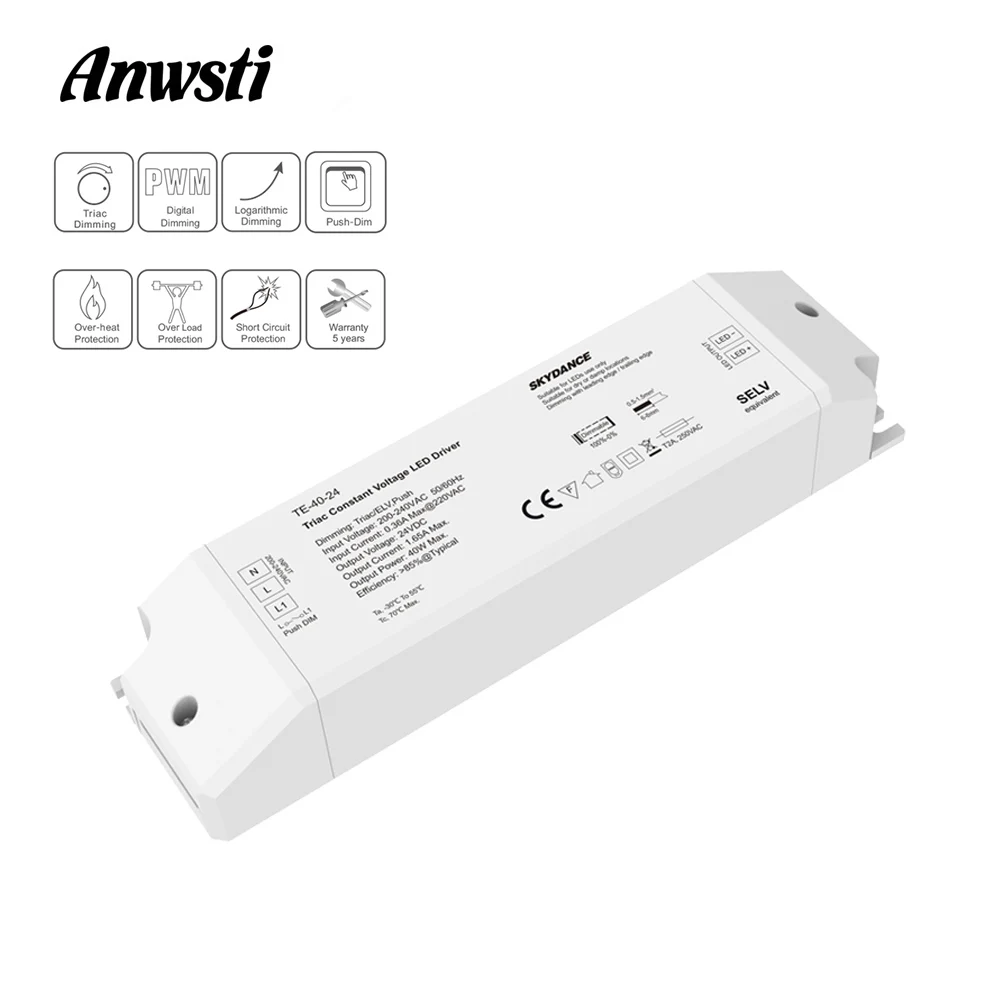 Светодиодный драйвер Triac приглушаемый цифровой Диммируемый с постоянным