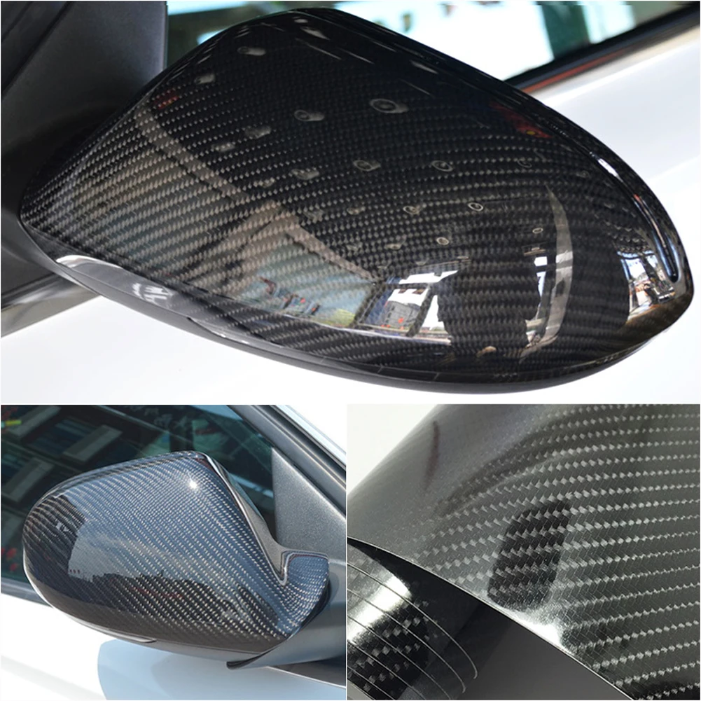 

Hot Sale 8 Inch X 60 Inch 7D Glossy Carbon Fiber Scratch Resistant Vinyl Film Car Packaging Sticker Car Decal Fast Wholesale