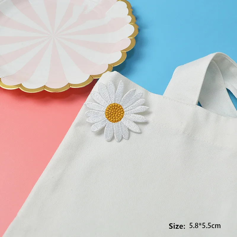 1 шт. новая Цветочная вышивка маргаритки|Заплатки| |