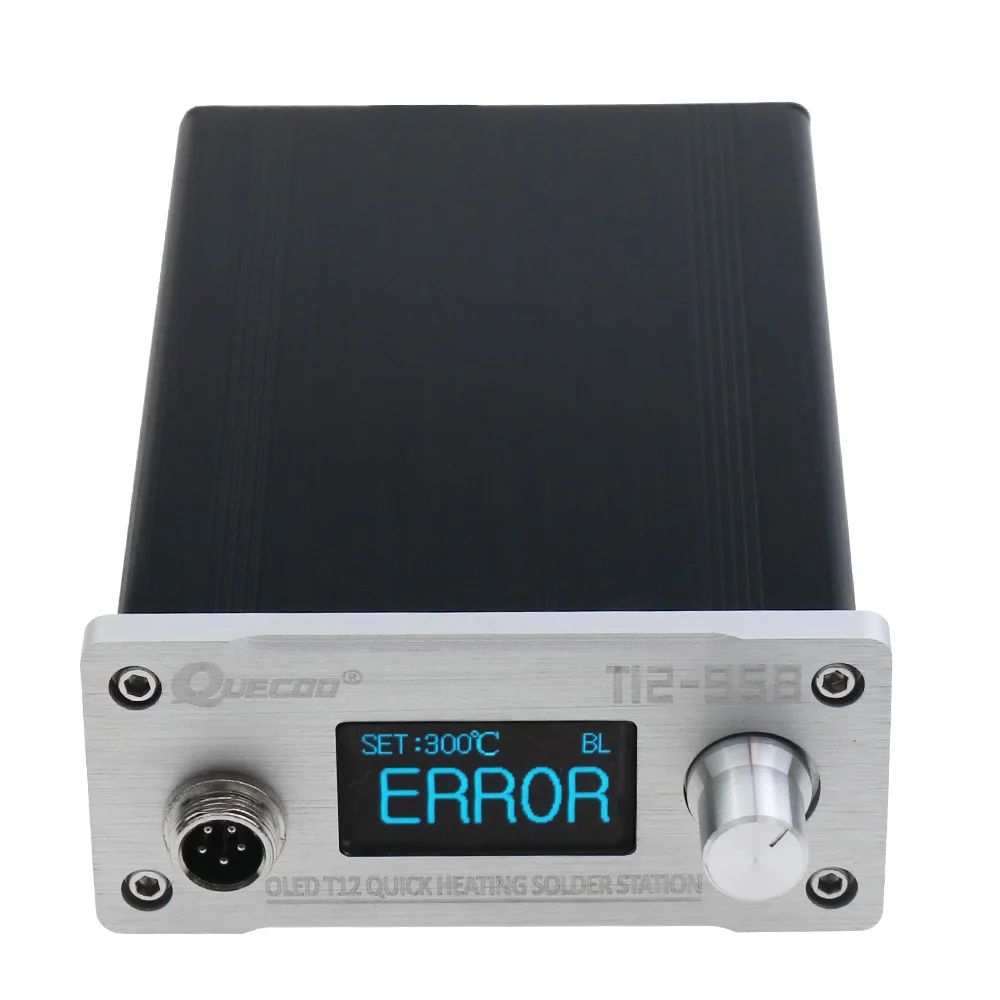 STM32 V3.1S T12-958 паяльная станция электронный паяльник 1 3 дюймов цифровой дисплей CNC