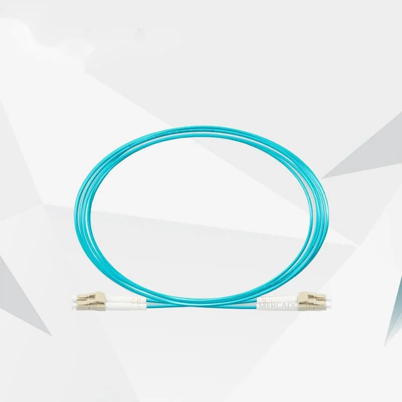 10pcs LC/UPC-LC/UPC Duplex 3.0mm OM3 Fiber Optic Patch Cord, Aqua LSZH Jacket 1m 2m 3m 5m 10m Jumper Cable FTTH Low loss