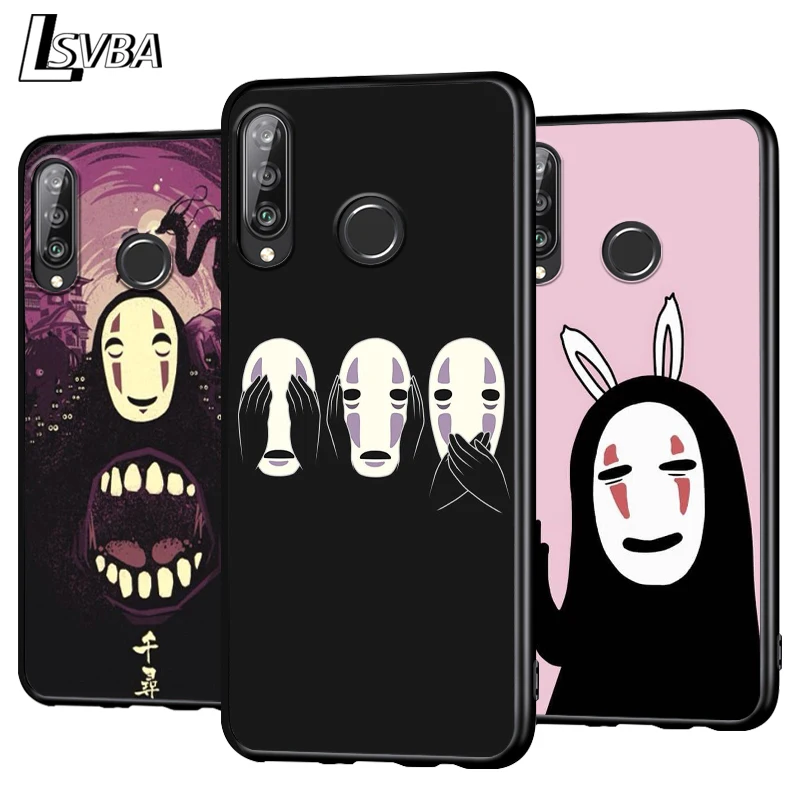 Spirited Away Anime Silicone Phone Case for Huawei P30 P20 P40 Lite E Pro P Smart Z Plus 2019 P10 P9 Black Cover | Мобильные