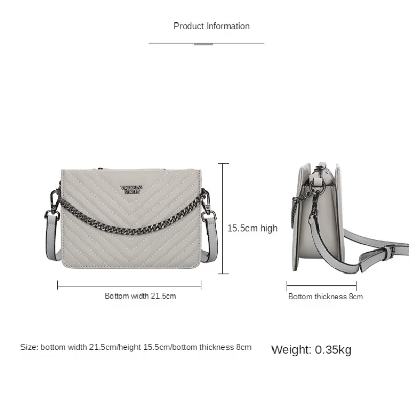 

Fashion Simply Leather Crossbody Bag Victoria Lady Chain Travel Small Handbag For Women 2020 Solid Color Shoulder Messenger Bag