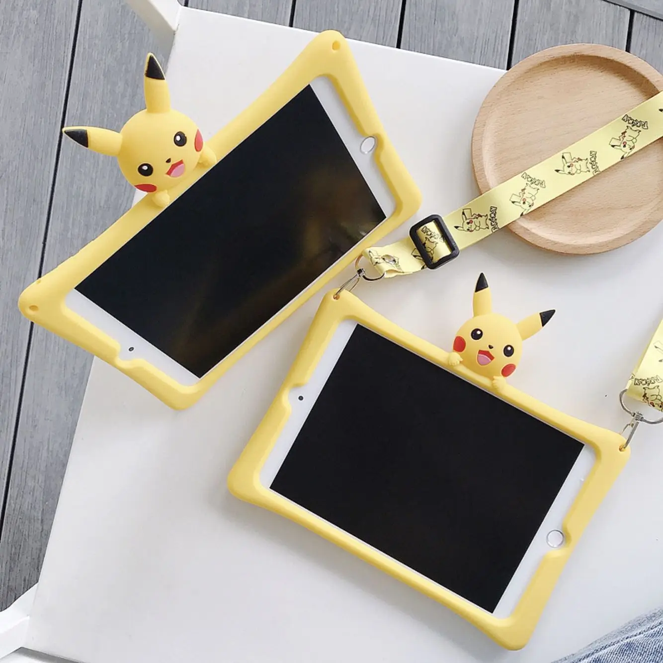 Leuke Пикачу детский чехол для IPad 9,7 Pro 9,7 11 Air 2 IPad 2/3/4 5 6 IPad Mini 1 2 3 4 5 мягкая силиконовая подставка чехол Funda