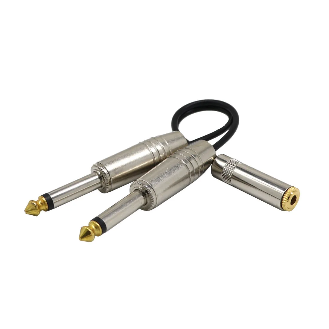 DIY 3 5 Штекерный локоть к штекеру XLR + компьютер подключенный звуковому кабелю