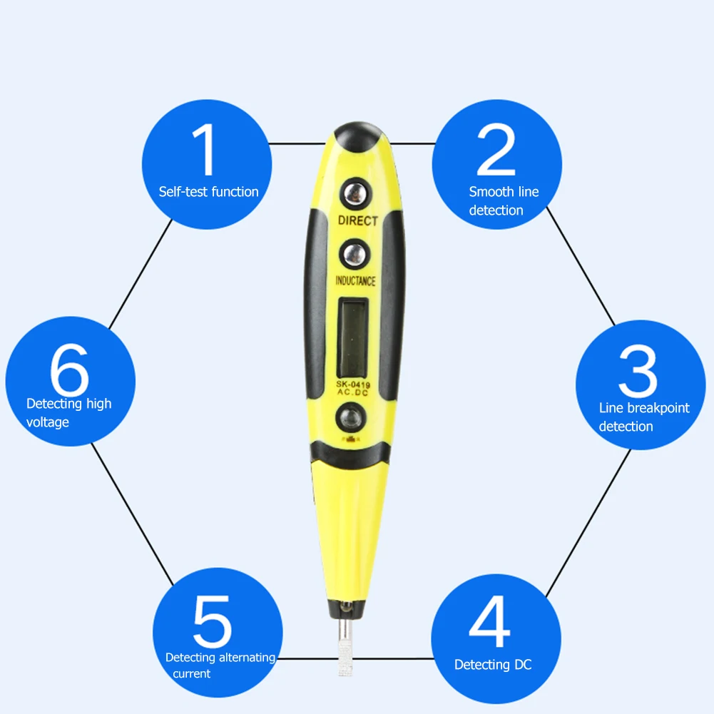 Новинка высокоточная Электрическая отвертка с тестером 220 В детектор напряжения