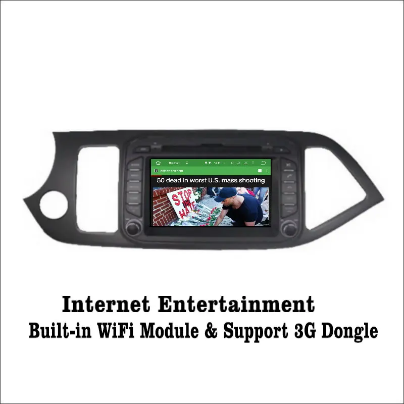 Liislee Android 7 1 2G RAM для Kia Picanto Morning Car Radio Аудио Видео Мультимедиа DVD плеер WIFI DVR GPS Navi