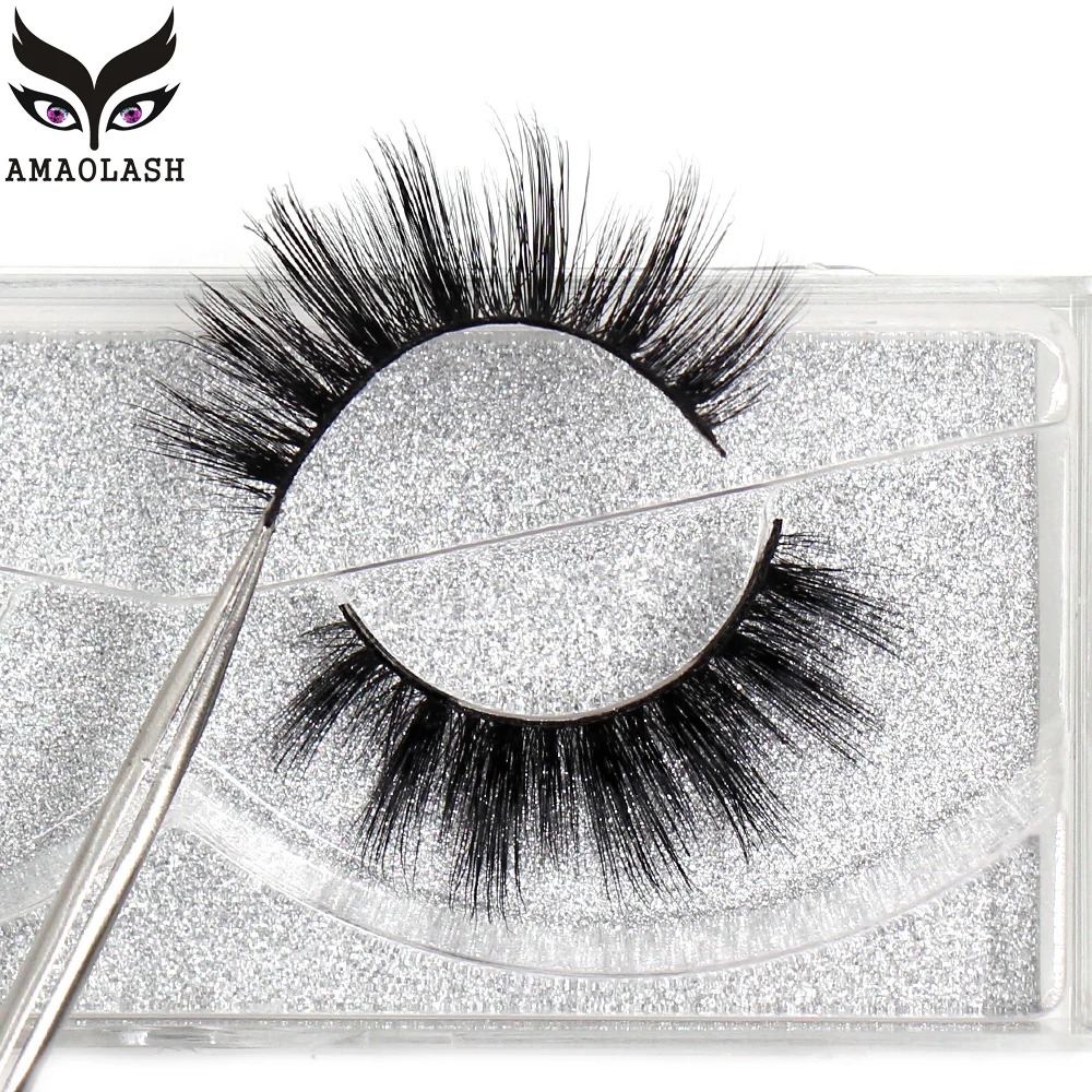Накладные ресницы AMAOLASH норковые без жестокости Роскошные Многоразовые 3d-ресницы