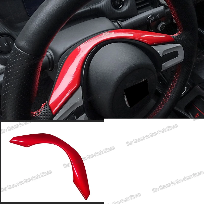 Lsrtw2017 углеродное волокно abs Автомобильное рулевое колесо trims украшение для honda fit