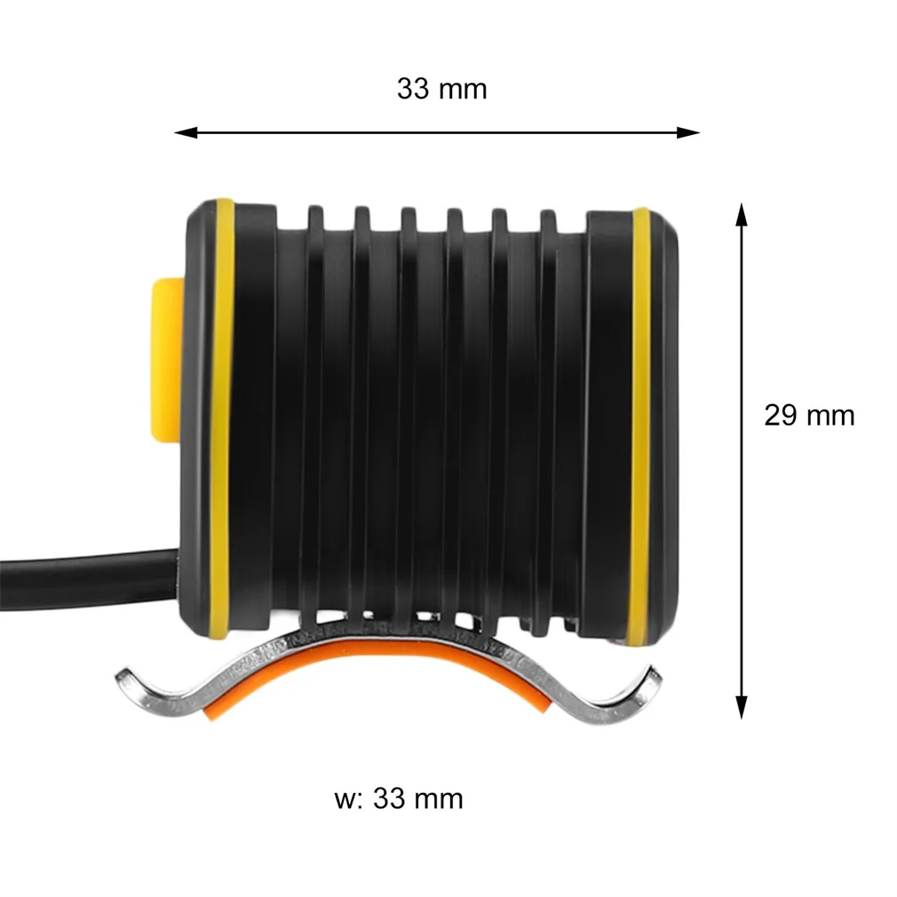 

Strong Durable Enery-saving Square Shaped Automatic Adjustable 1 LED IPX6 Waterproof Bicycle Lights Set