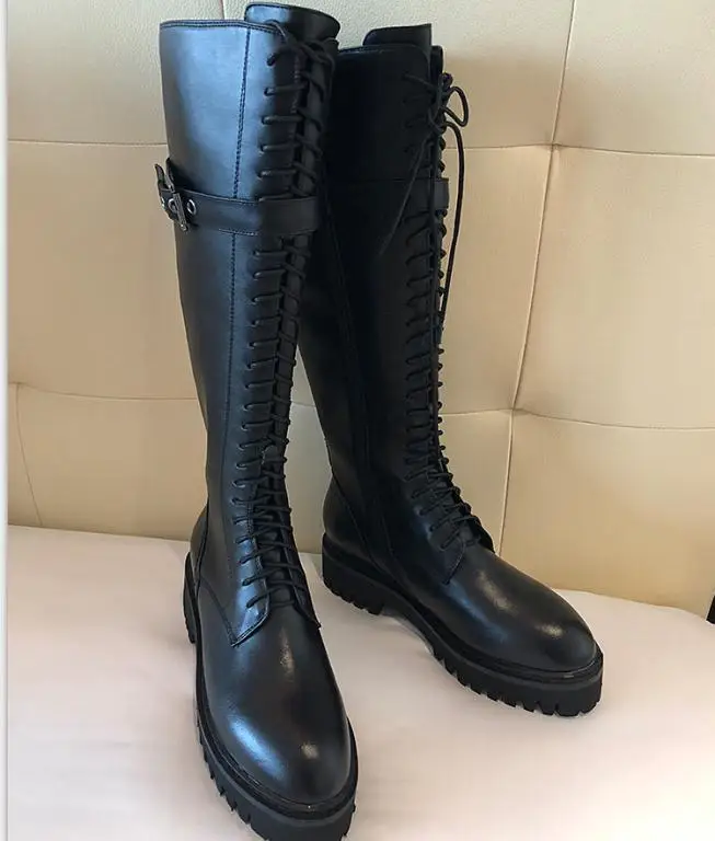Г.; Botines Mujer; ботинки в стиле милитари; женские зимние ботинки; Botas Mujer; обувь на среднем каблуке; удобная женская обувь; модная обувь; zapatos De Mujer - Цвет: As Pic