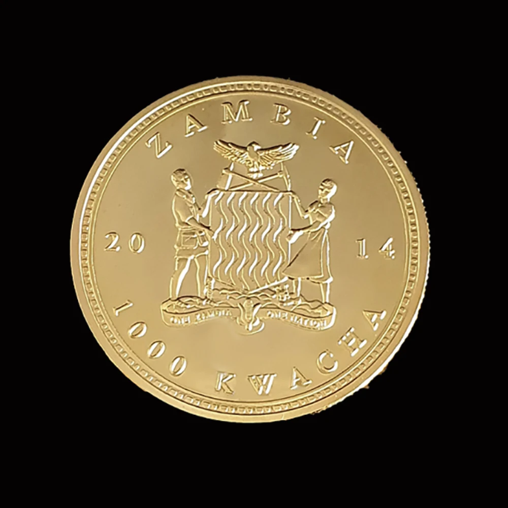 2014 в африканском стиле Орикс золотые монеты Challenge Коллекционные вещи для Бизнес