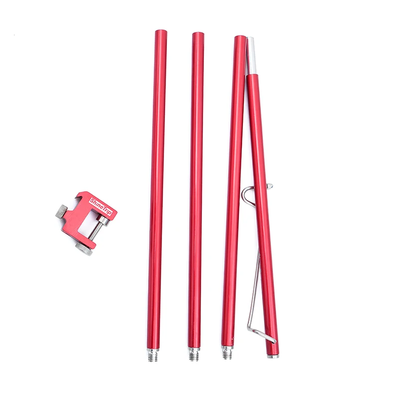

Folding Lamp Pole Portable Light Pole Outdoor Camping Picnic Travel Aluminum Alloy Folding Camp Tent Lantern Stable Light Pole