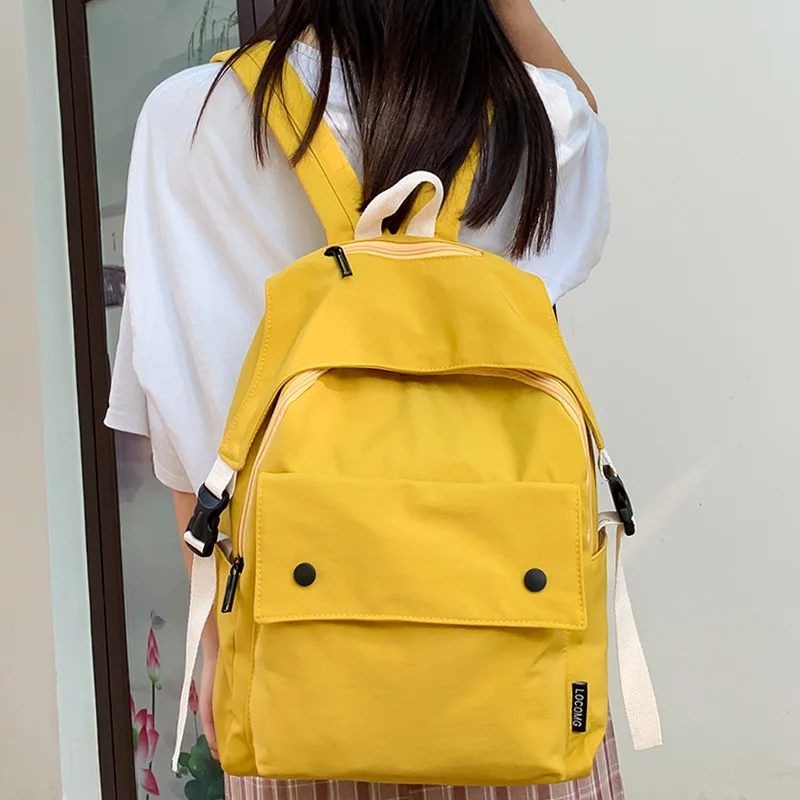 

LENLEI Large capacity Waterproof Nylon Women Backpack Female Travel Backpack Fashion schoolbag for Teenage girls Book Mochila