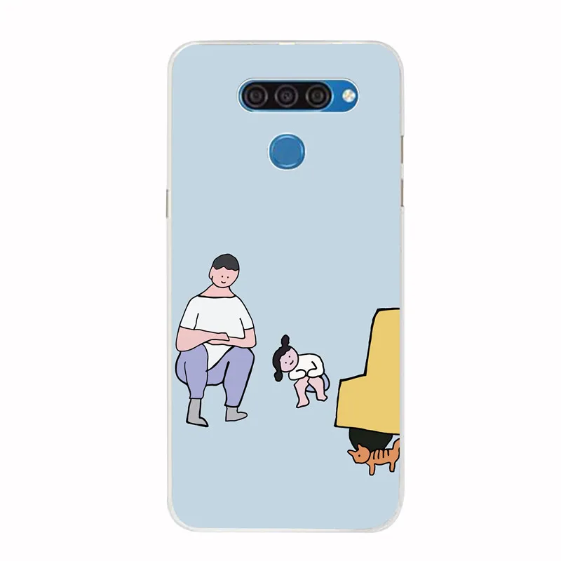 Чехол для телефона LG K50 Q60 Силиконовая задняя крышка мягкий TPU Funda K12 Max Бразилии K 50 6
