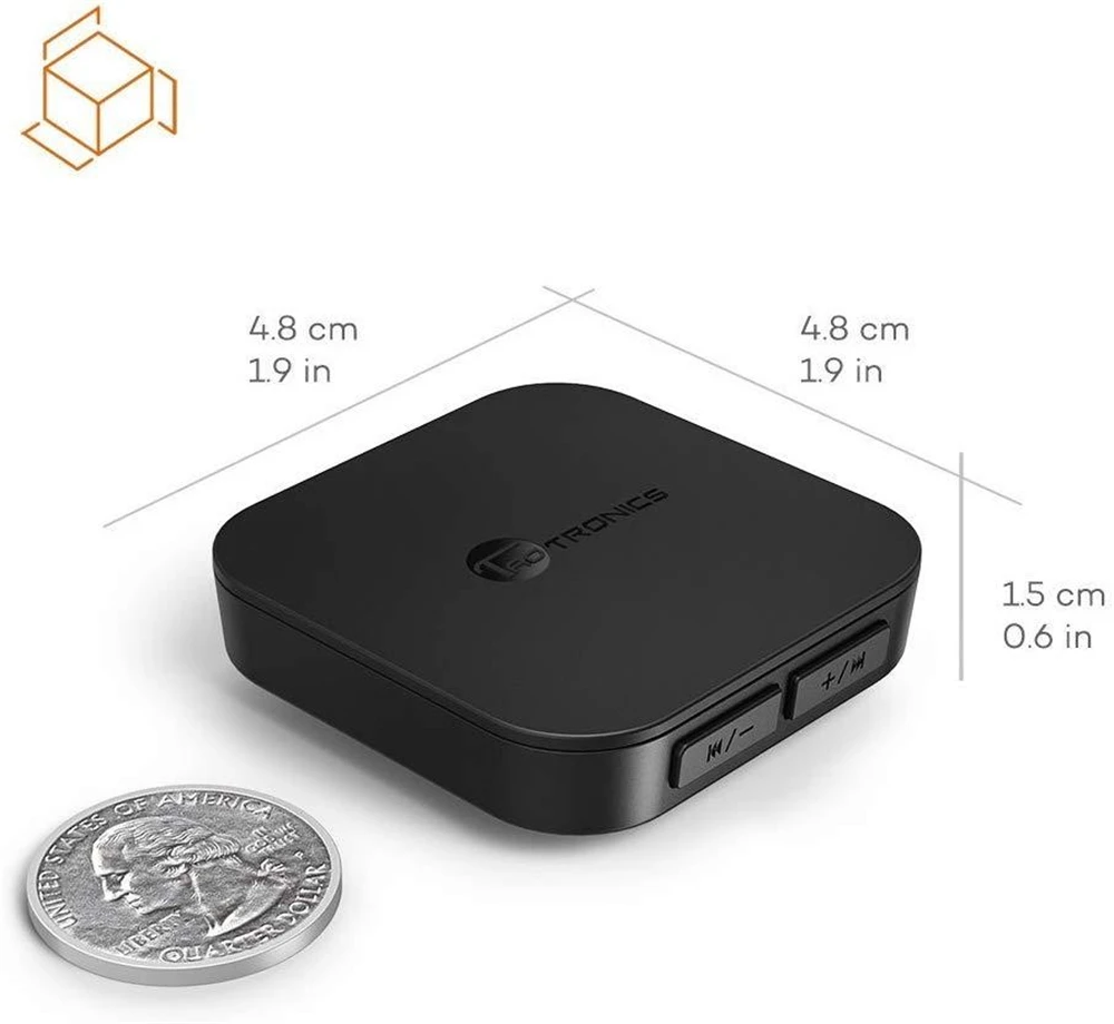Беспроводной адаптер TaoTronics Bluetooth 5 0 передатчик приемник 3 мм AUX и RCA аудио домашняя