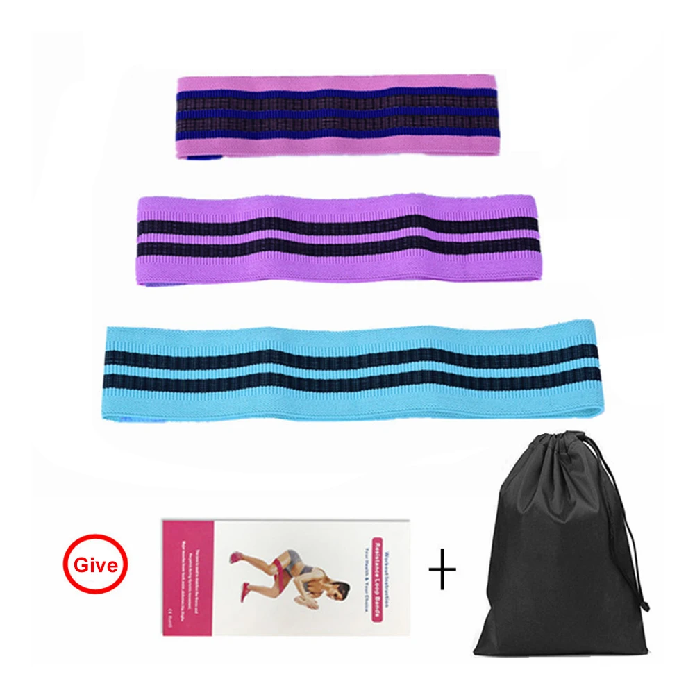 

Workout Training Booty Exercise Yoga Hip Resistance Bands Elastic Circle Loop Exerciser Equipments Gym Training