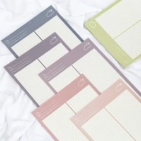 basic colorful design grid paper notepad 182257mm 30 sheets