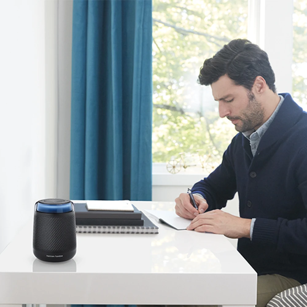 Портативная колонка Harman Kardon Allure с голосовым управлением беспроводная басовая
