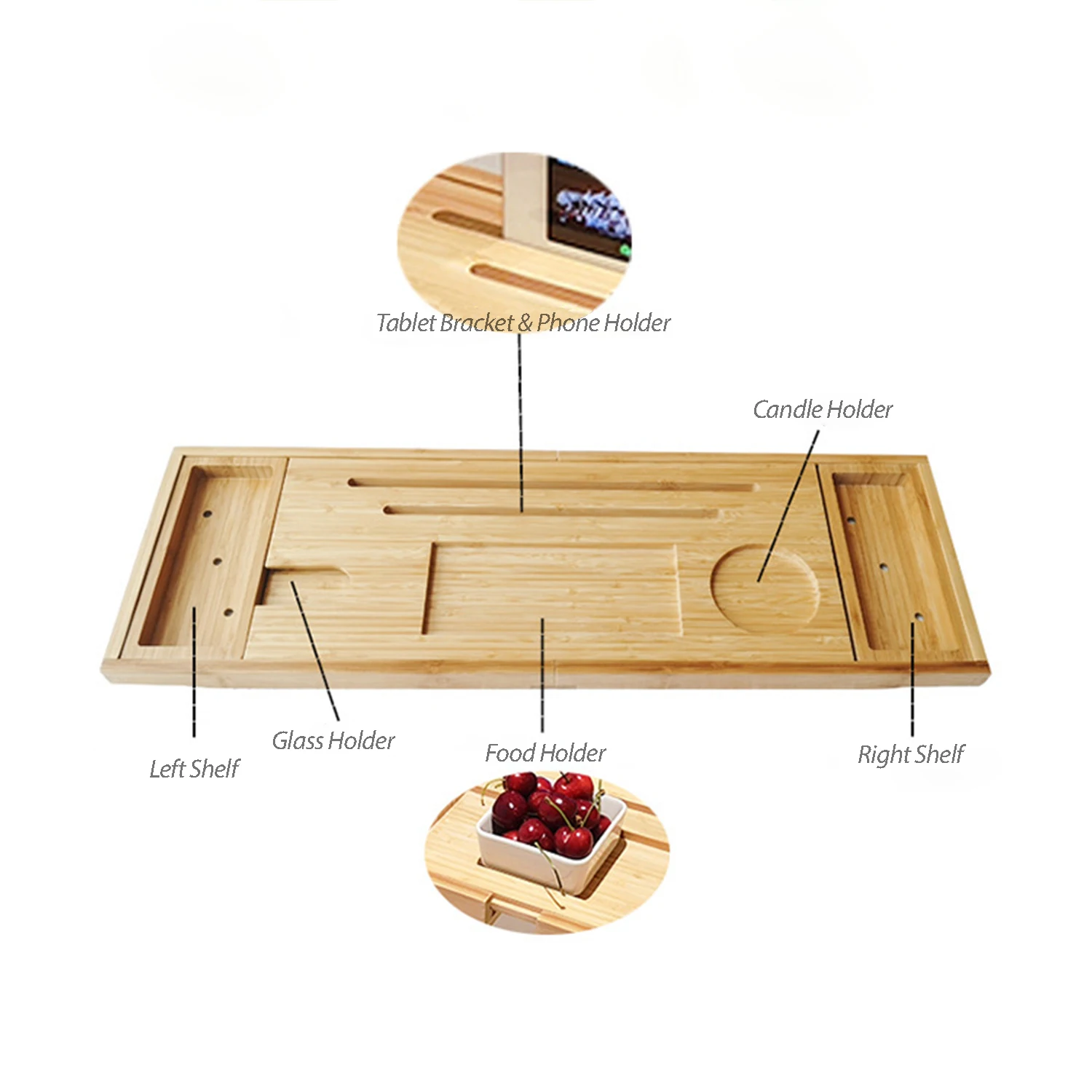 Выдвижная полка для хранения ванны поднос органайзер книжка Полка Для Хранения