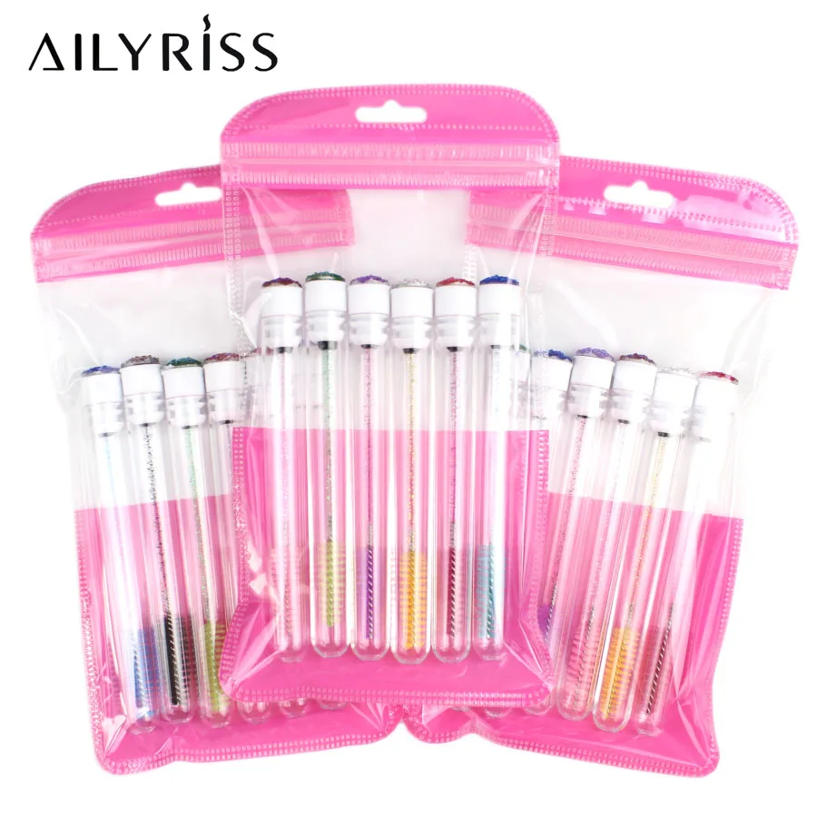 Многоразовые тубы для ресниц одноразовые палочки щетка бровей сменные