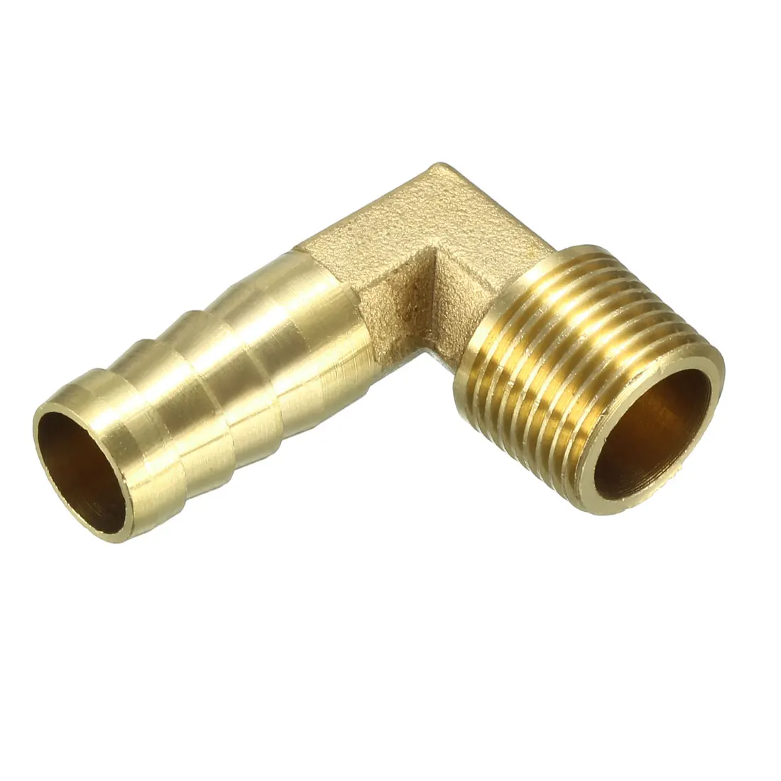 

uxcell 2pcs Brass Barb Hose Fitting 90 Degree Elbow 12mm Barbed x 3/8 PT Male Pipe Adapter Connector