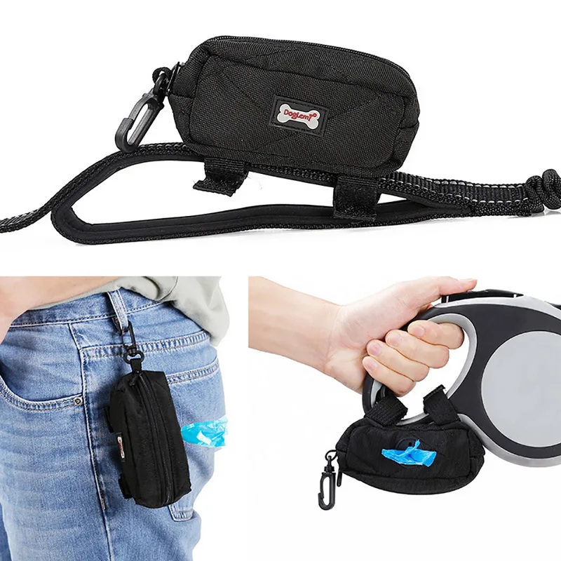 Сумка-дозатор для уборки собак складная уличная дорожная сумка отходов чистки