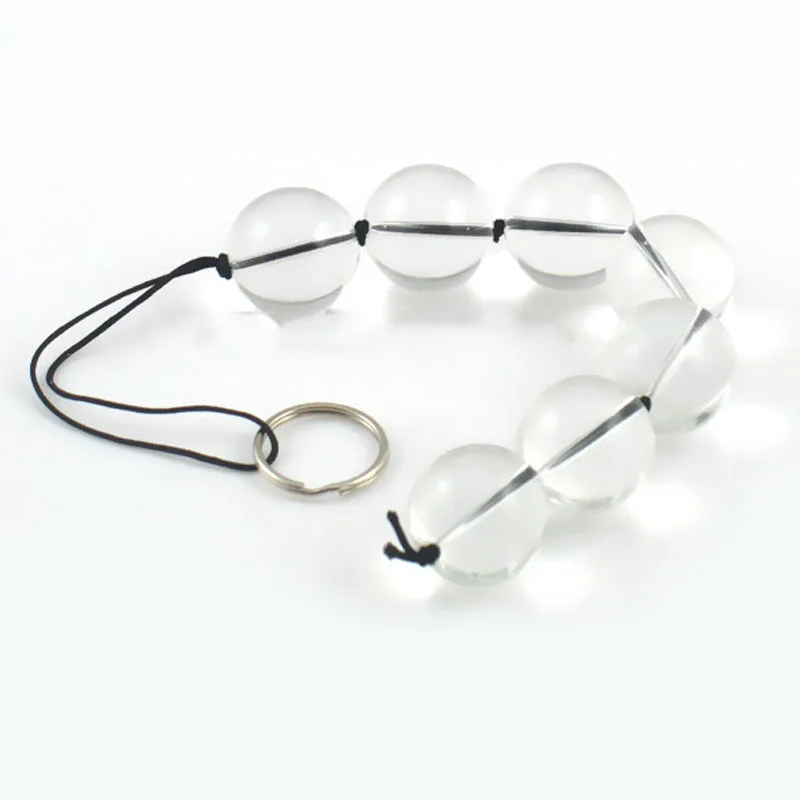 Взрослые Эротические Стекло анальные шарики Анальная пробка Анальный