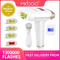 mkboo ipl laser epilator lcd display 1300000 pulses electric hair removal permanent bikini trimmer home use devices for woman