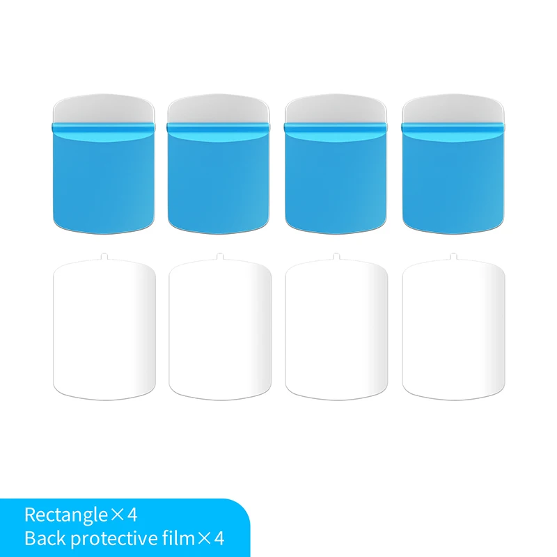 4Rectangle Металлическая пластина-диск, железный лист для магнита, держатель для мобильного телефона, магнитный держатель на вентиляционное отверстие автомобиля, подставка для телефона - Color: 4Rectangle