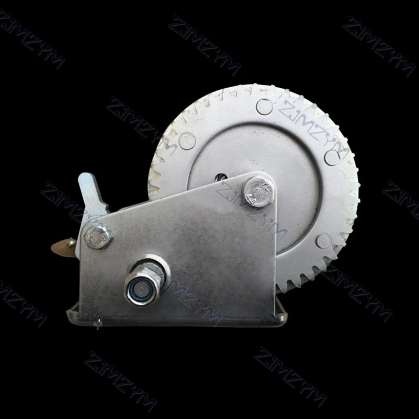 

2500lbs Steel Cable Hand Winch Crank Gear Winch Atv Boat Trailer Heavy Duty Manual Winch 8m Cable Solid Wire Rope Hand Tool