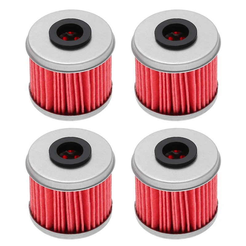 Масляный фильтр 4 шт. подходит для Honda TRX450R TRX 450R TRX450ER 2004 2005 2006 2007 2008 2009|Масляные