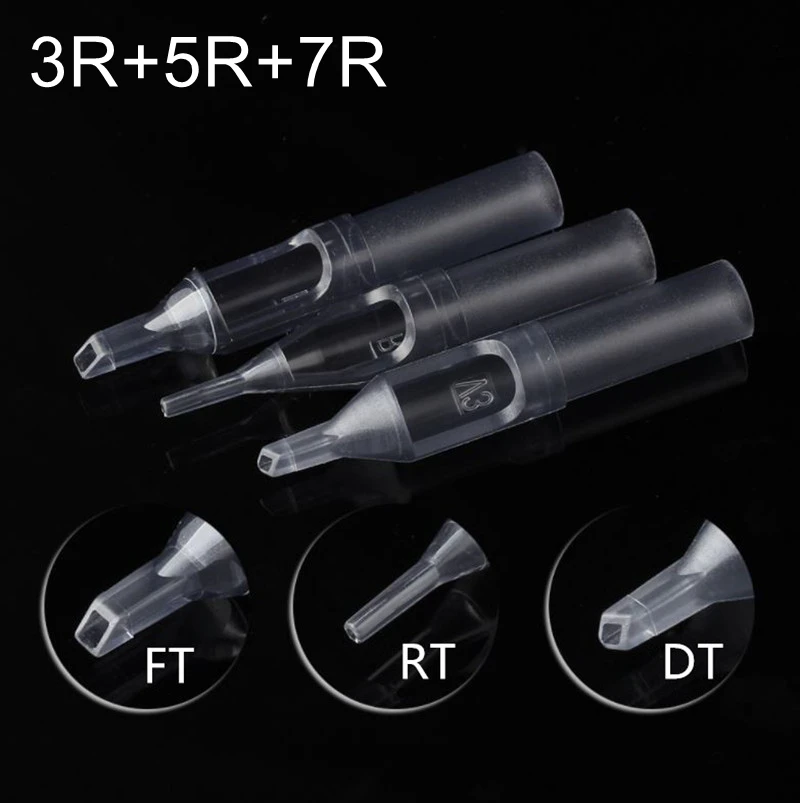 150 шт высококачественные серые одноразовые наконечники для татуировки