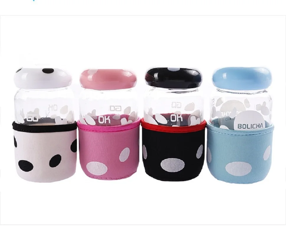 Новый творческий милый гриб Стекло девушка мультфильм Корейский путешествия