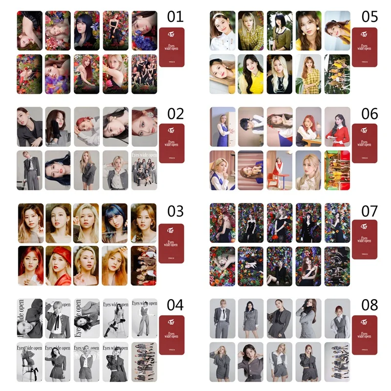 10 шт./компл. Kpop двойные глаза широкие самодельные фотографии Lomo Photo Card HD