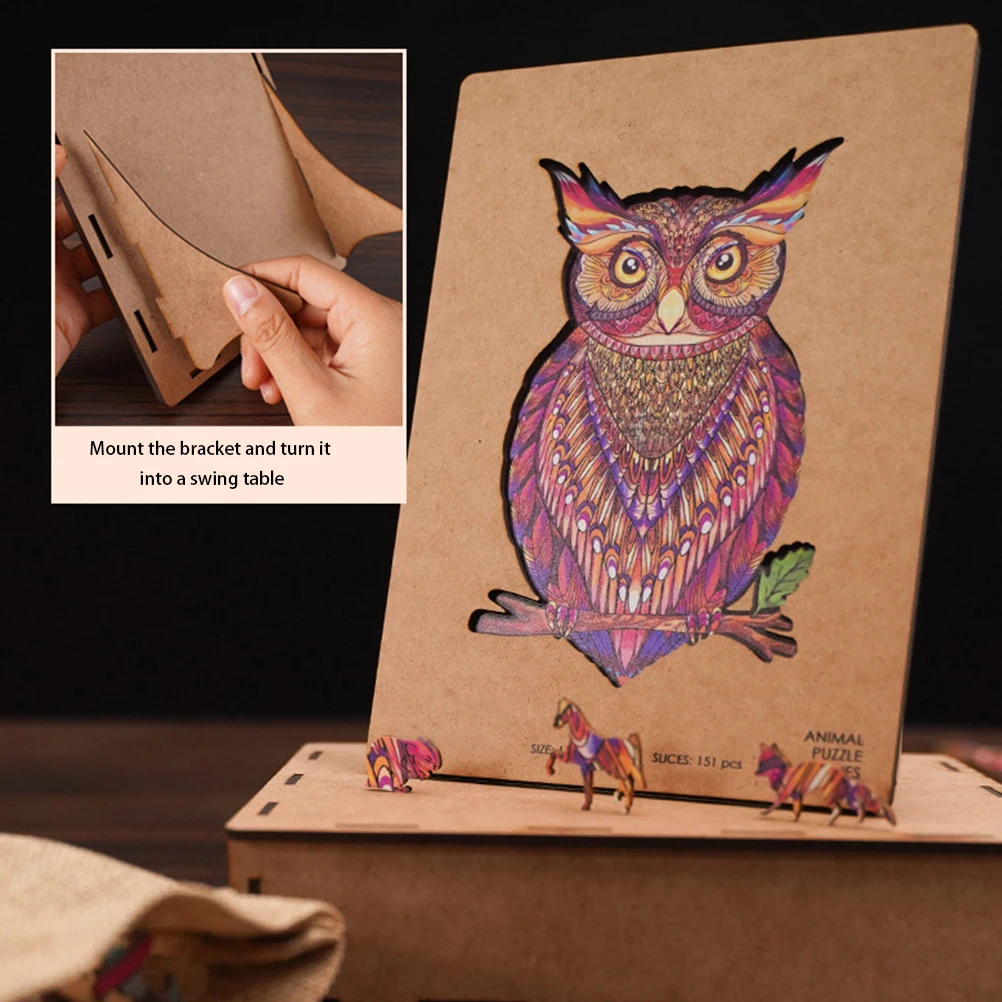 Деревянный пазл для взрослых и детей деревянные головоломки сделай сам каждая