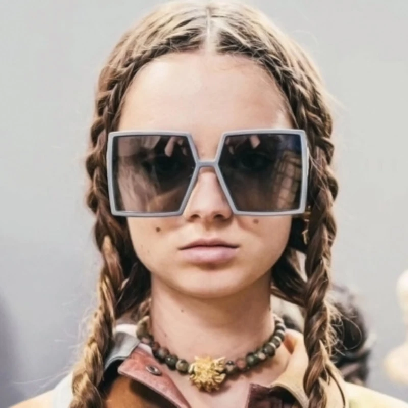 Трендовые модные квадратные солнцезащитные очки для женщин 2020 роскошный бренд