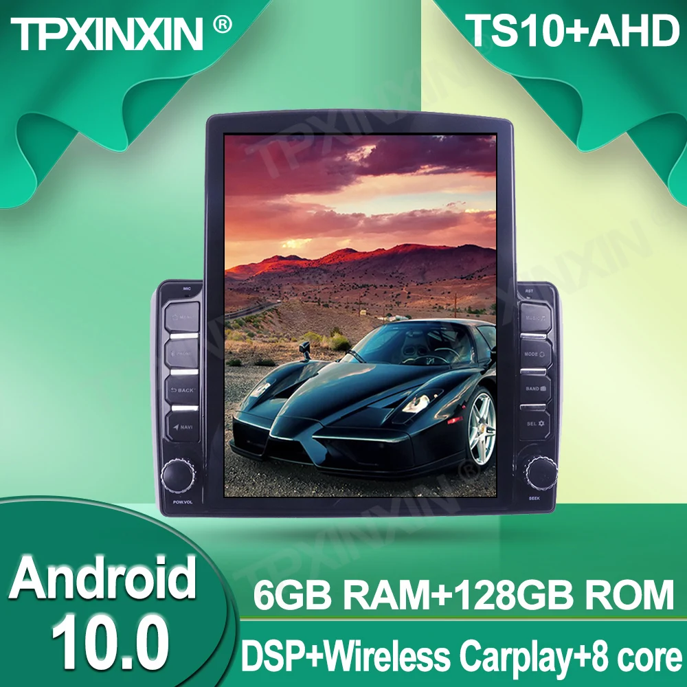 저렴한 Lada Granta 2017 2018 안드로이드 10.0 6 + 128G 무선 Carplay 터치 스크린 스테레오 수신기 6 + 128G 라디오 라디오 IPS