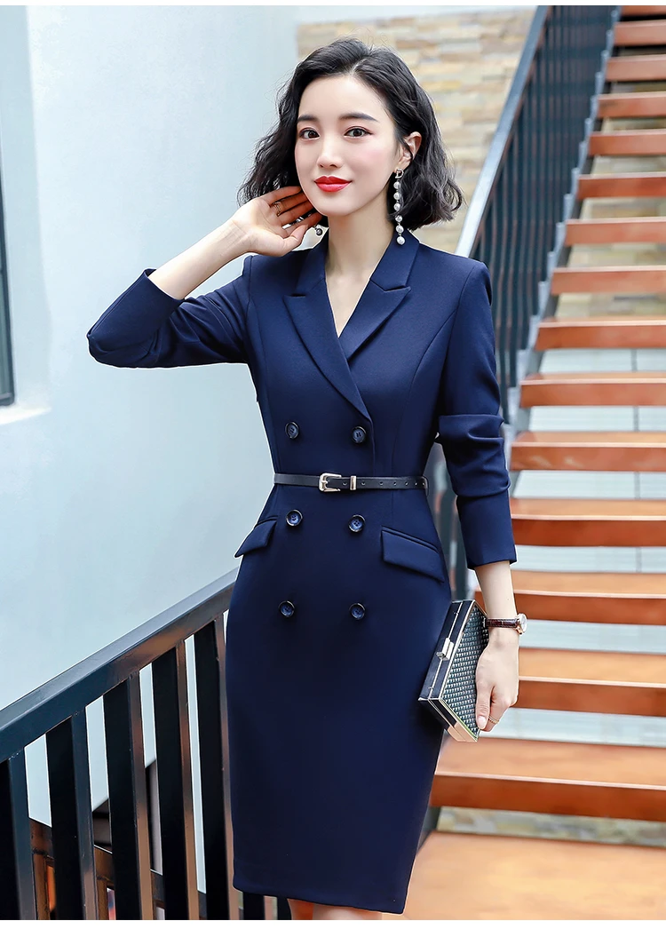 Женское Деловое платье с поясом элегантное облегающее для работы и офиса|Женские