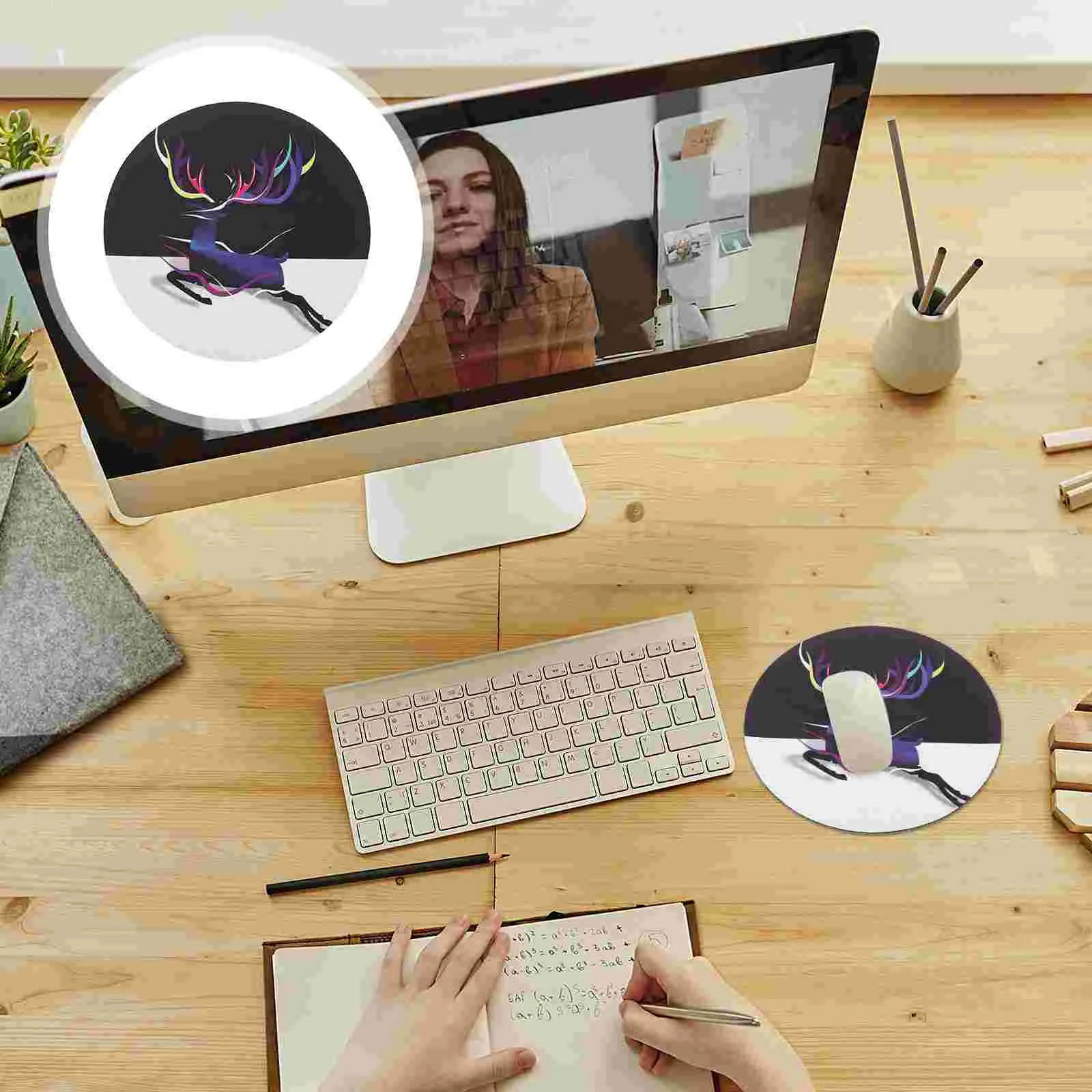 

2 шт., нескользящий коврик для мыши