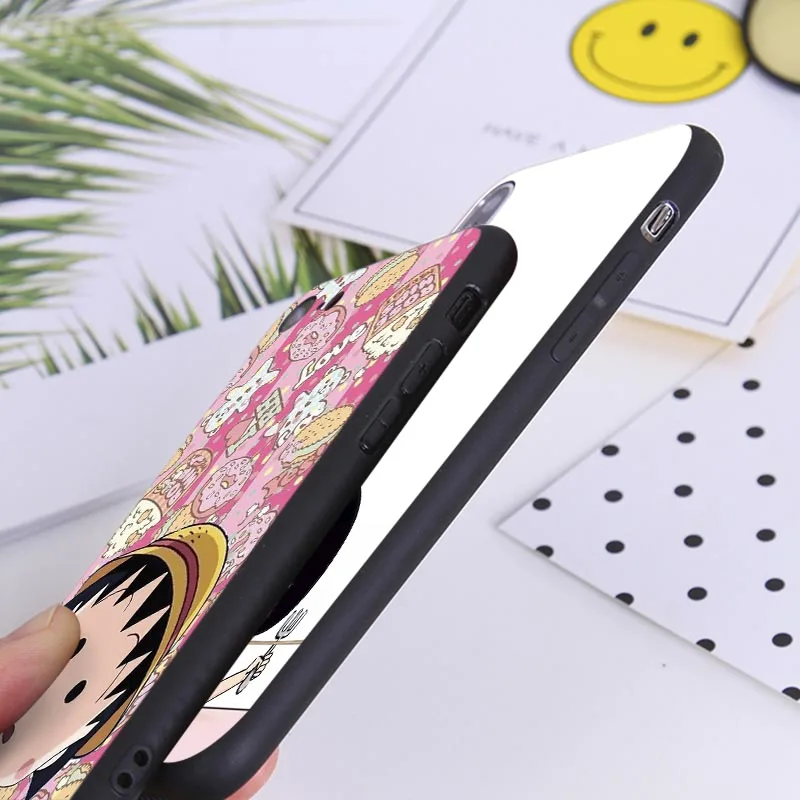 Chi-bi Maruko для iPhone 7 11 pro max XR X 6S 8 XS MAX 6 plus SE 5S Мягкий силиконовый чехол телефона |