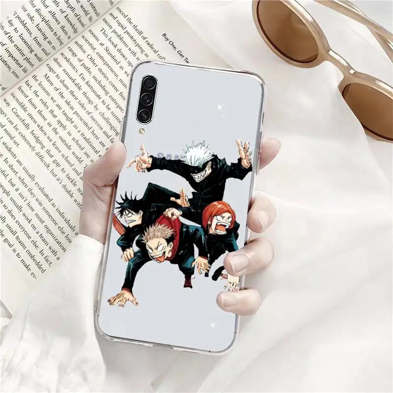 

Jujutsu Kaisen Yuji Itad Phone Case Transparent for Samsung s9 s10 s20 Huawei honor P20 P30 P40 xiaomi note mi 8 9 pro lite plus