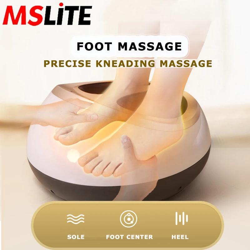 

Sole foot massager roller kneading foot therapeutic apparatus heating