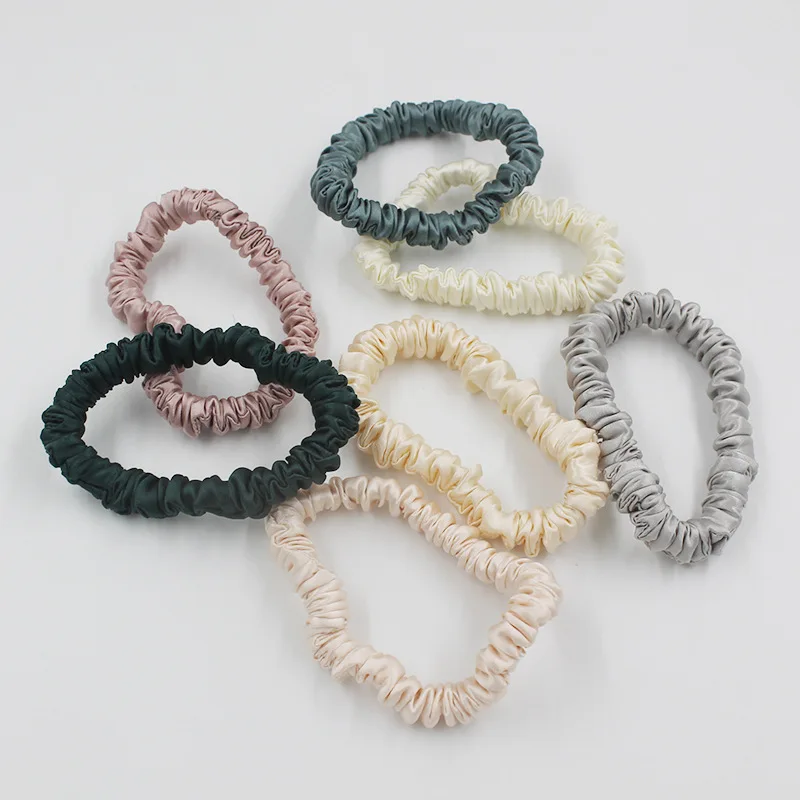 Резинки для волос из 100% чистого шелка