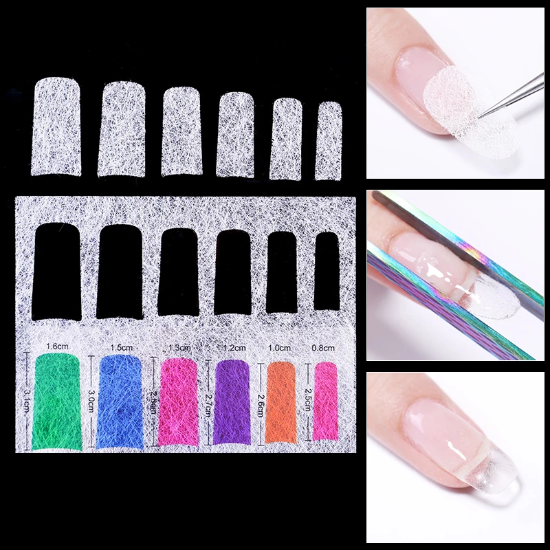 20/100 шт формы для ногтей прозрачные полностью накладные насадки Быстрая